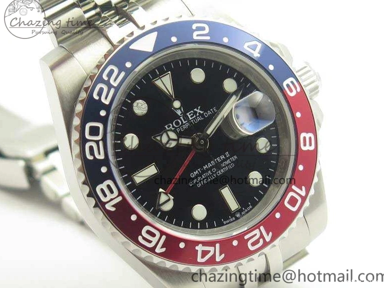 0402 GMT-Master II 126710 BPF BLRO SS Black Dial On SS Jubilee Bracelet A Youthful 3483